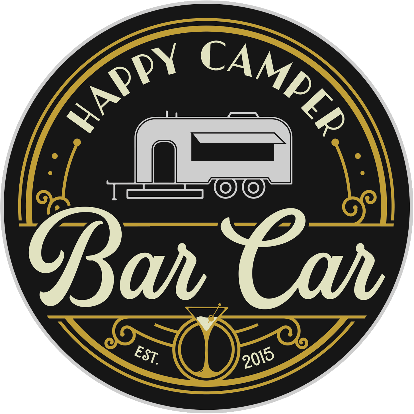 Happy Camper Bar Car logo